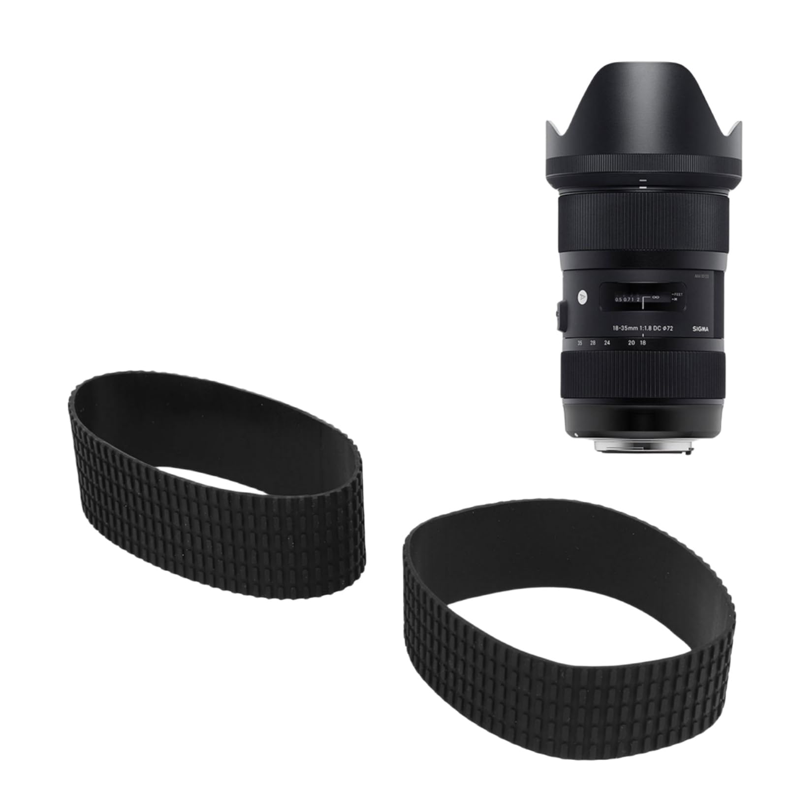 BeufeeCamera Lens Rubber Ring, Lens Focus Rubber Ring, Lens Zoom Focus Rubber Focus Ring for AF S 70‑200mm F 2.8G ED VR II