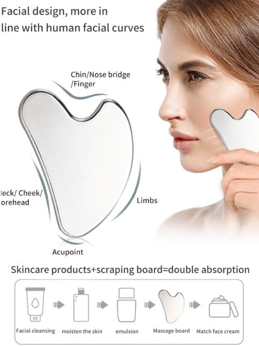 Generic Premium Gua Sha Tool, 304 Stainless Steel - Image 6