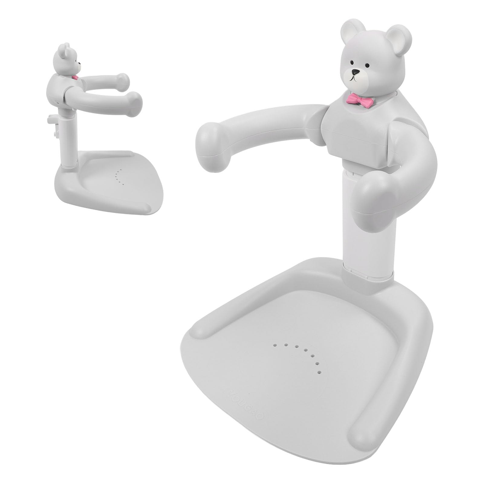 Naroote Wieża do Kąpieli Baby Hug Regulowany Stojak Pod Prysznic dla Niemowląt Antypoślizgowy Wspornik Pod Prysznic dla Dzieci Stojących Kąpiel i Zmiana Pieluch, Tworzywo Sztuczne Małych Dzieci