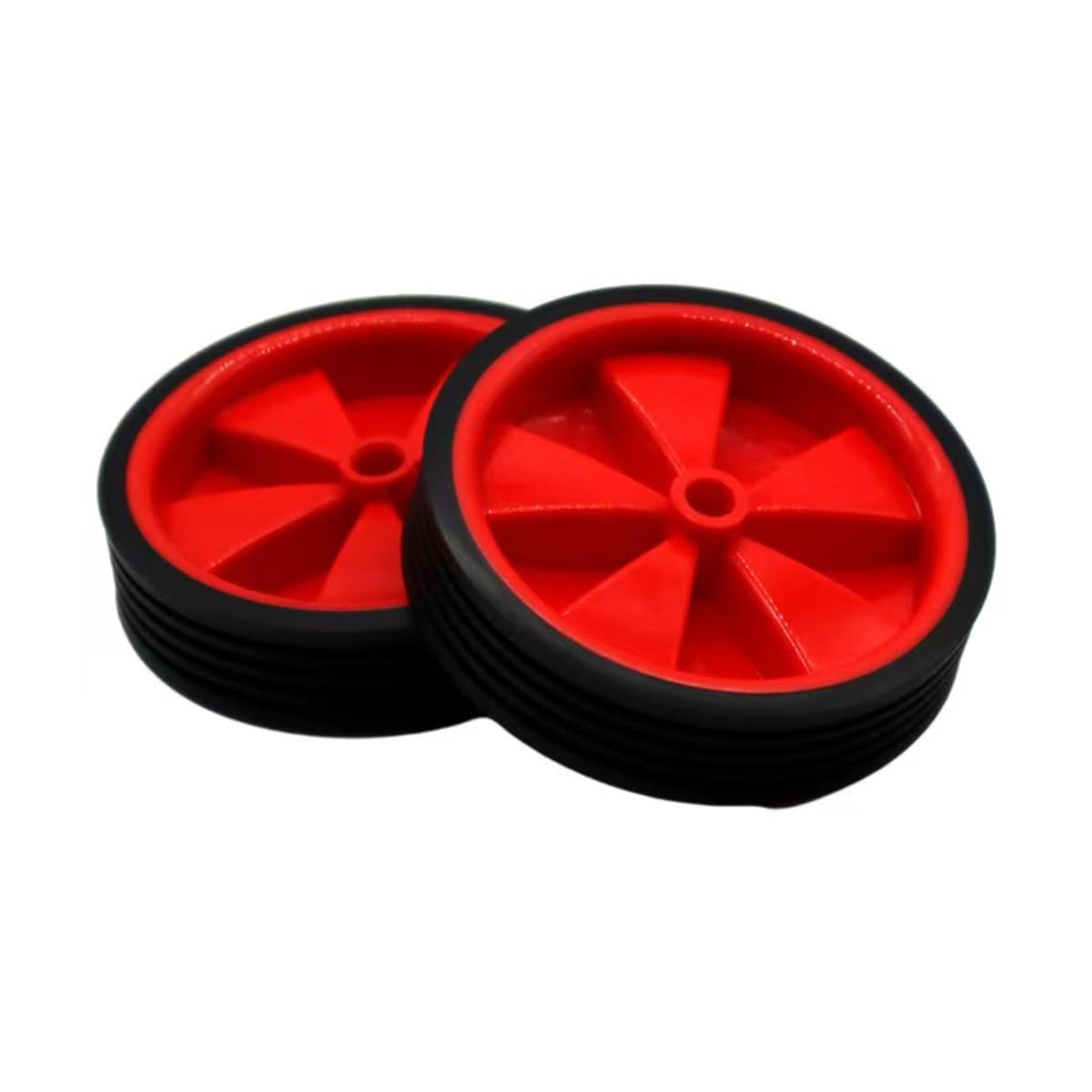 1 Pair Bike Training Wheels for 24inch 22inch 20inch 18inch 16Inch 14inch Training Wheels for Kids Bicycle PVC Plastic Material Easy Installation (Red)