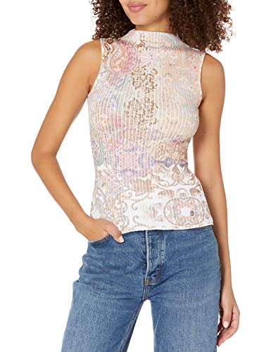 Guess Women's Sleeveless Eliane Top, Paz Paisley Print, Small #TOP19