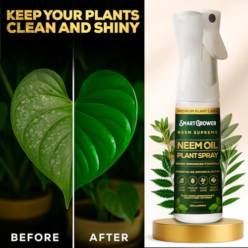Image of Neem Oil Spray for Plants Botanical Blend Premium Continuous Sprayer - Plant Wash with Natural Essential Oils, Ready-to-Use Plant Mister Spray for Gardens, Houseplants, Indoor & Outdoor - 10 oz