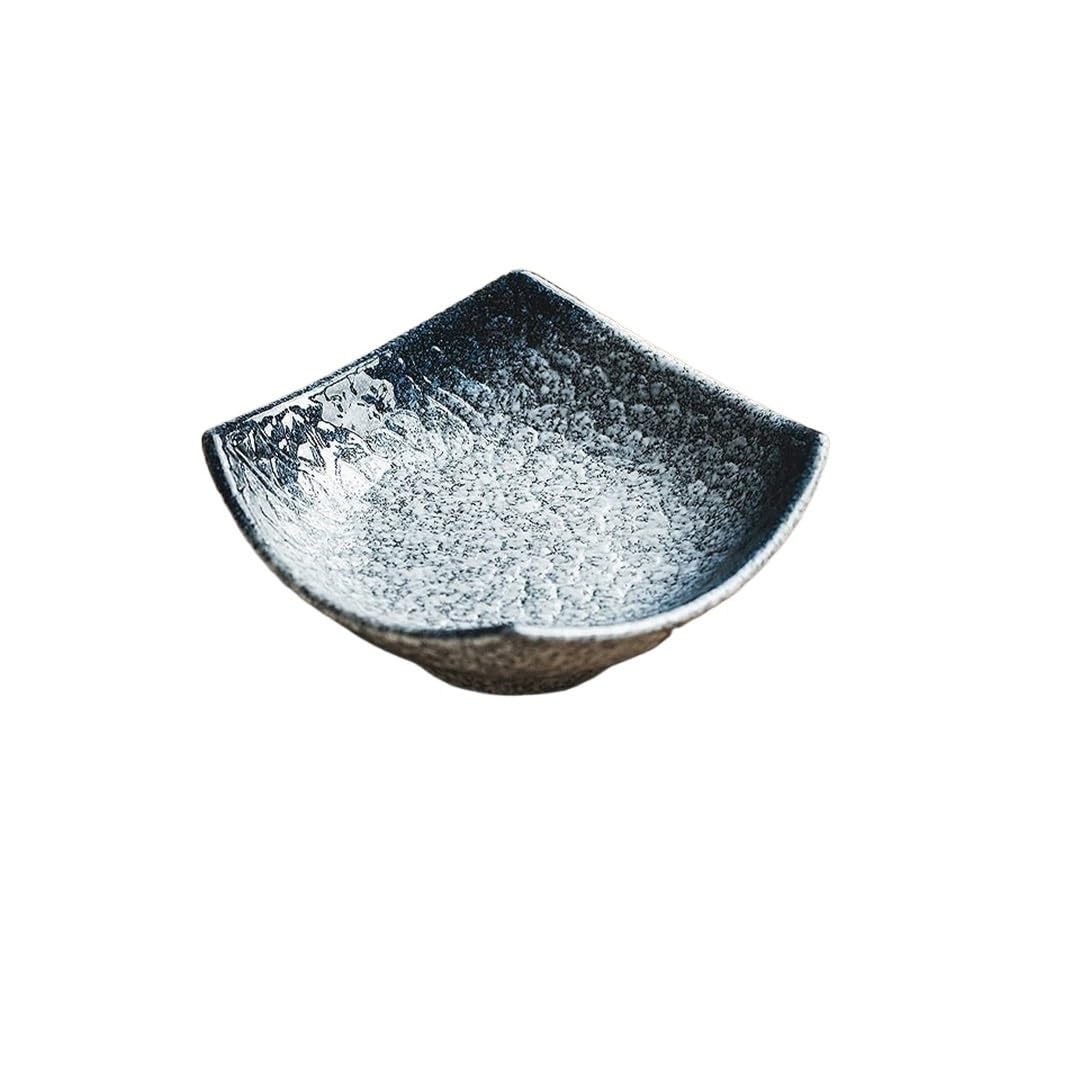 GFHTRELY Dinner Tray Small Plate Dish Bar Creative Snack Plate Commercial Ceramic Tableware Bowl Dinner Plate(A)