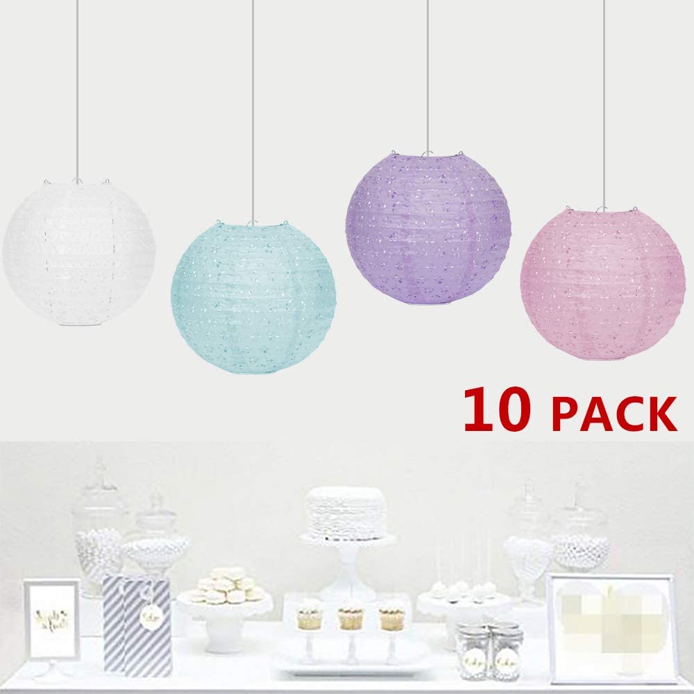 Papier Lampions Sternenhimmel Set - 8 Stück In 20 & 30 Cm Für Magische Beleuchtung