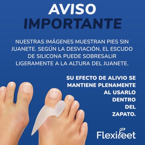 Miniatura 8 de Flexifeet Corrector De Juanetes Separador De Dedos Pie 6 Uds