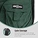 Harrison Howard Ergonomically Designed Correct Bareback Pad with Side Pockets Extra Thick Center for Maximum Support Anti-Slip Bareback Pad Comes with Matching Girth Hunter Green