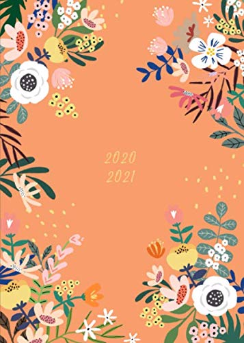Télécharger Agenda 2020 2021: Agenda Planificateur 2020/2021- Couverture Florale 15x21cm (Din A5) - Agenda Hebdo Gratuit
