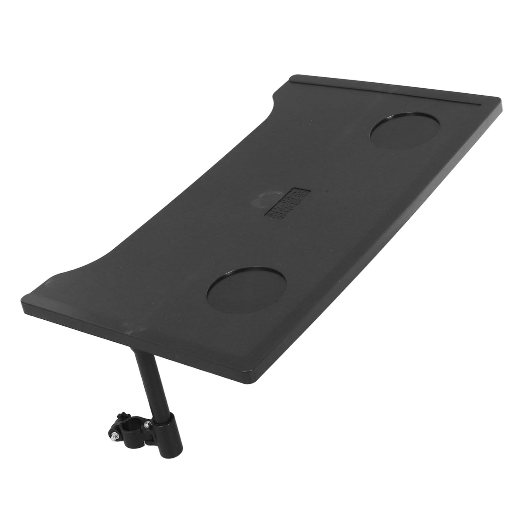 VALICLUD Mesa Portátil Negra para Silla de Ruedas y Scooter de Movilidad con Bandeja Extraíble de Abs, Gran Capacidad de Almacenamiento y Diseño Ligero para Uso en Interiores y Comedor