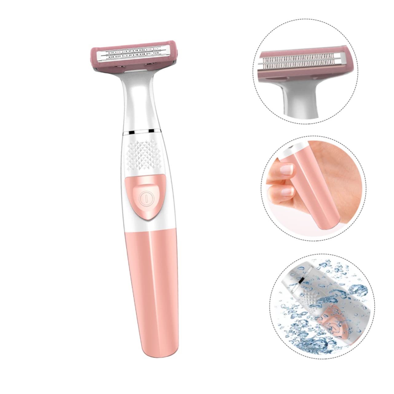 Ipetboom 2pièces Rasoir Électrique Femme Tondeuse De Précision Pour Épilation Et Visage Outil De Rasage Portable Sans Élimination Rapide Poils