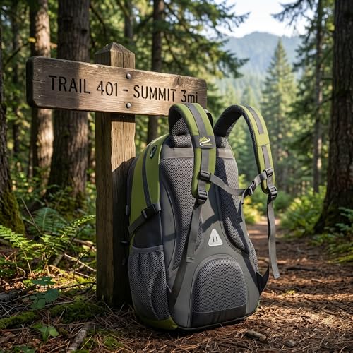Mochila deportiva ligera con puerto USB verde esmeralda miniatura 6