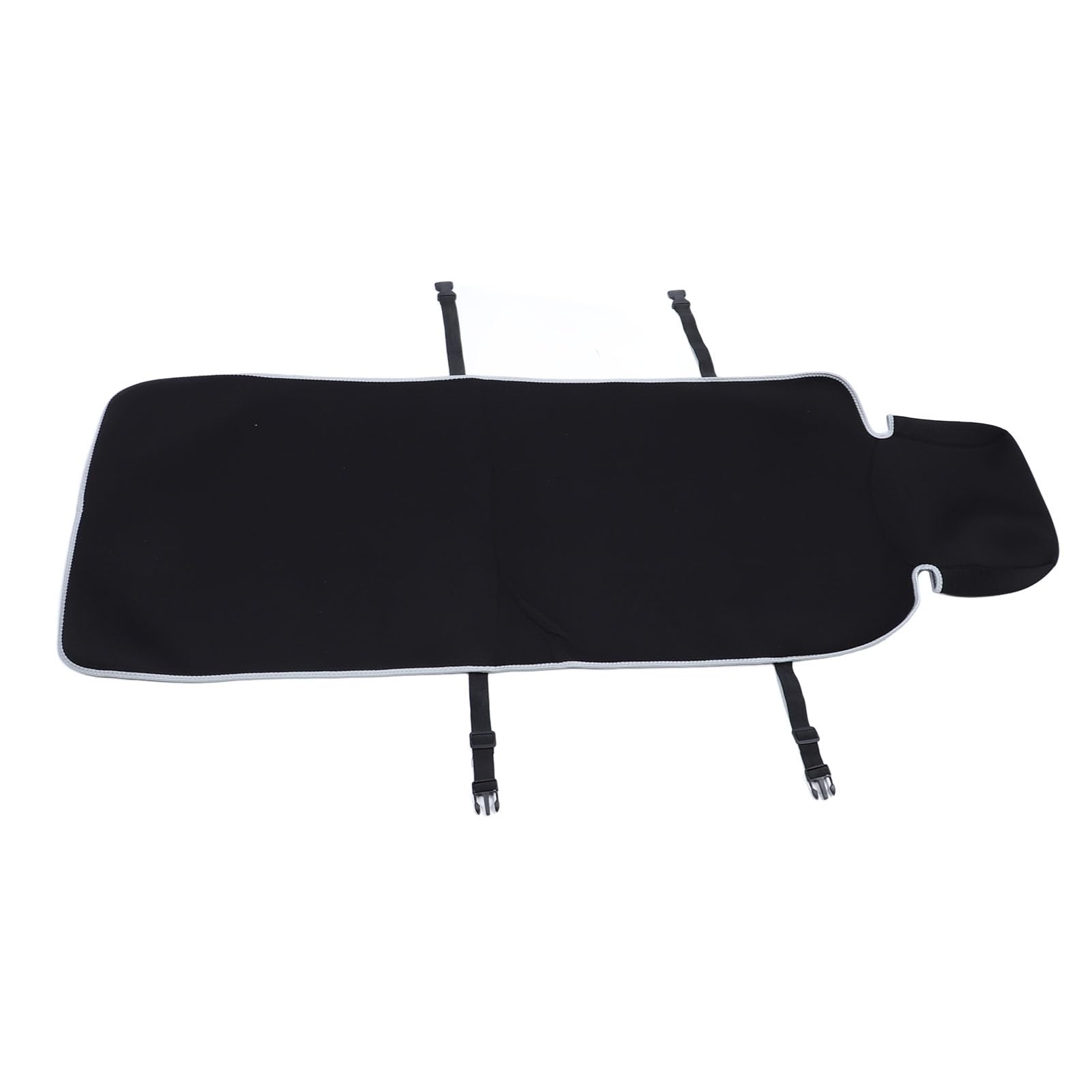 Julihai Neoprene Car Seat Cover, Non Slip Chair Protector with Integrated Straps for Universal Front Seats, Black