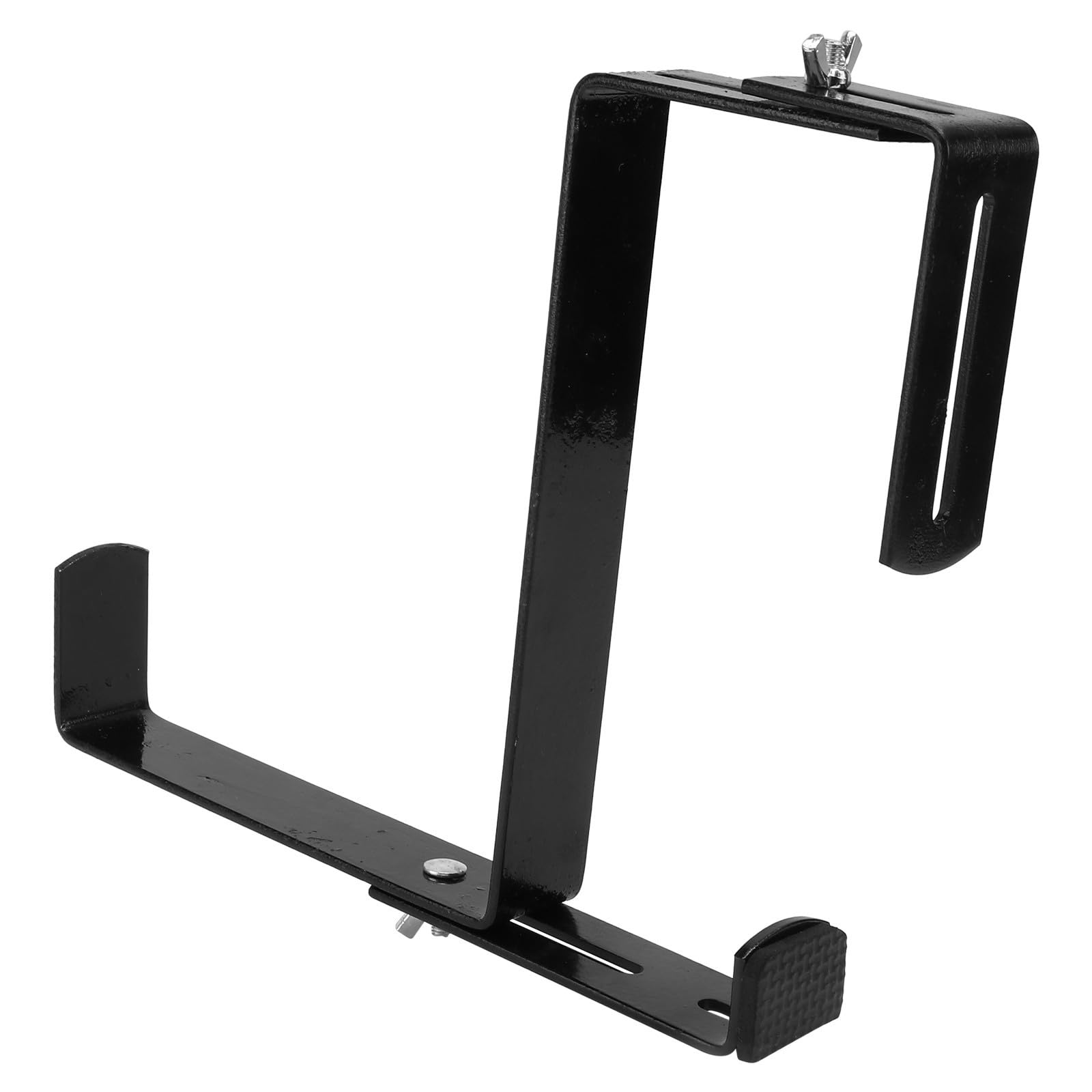Support suspendre pour pot de fleurs balconnière en fer noir DOITOOL