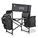 TCU Horned Frogs - Fusion Backpack Chair with Cooler, (Dark Gray with Black Accents)