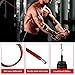 Topfinder Replacement Cables for Home Gym, Fitness Pulley Cable, Weight Machine Replacement Cable with Stopper Ball (Red Adjustable Length, 78 inch)
