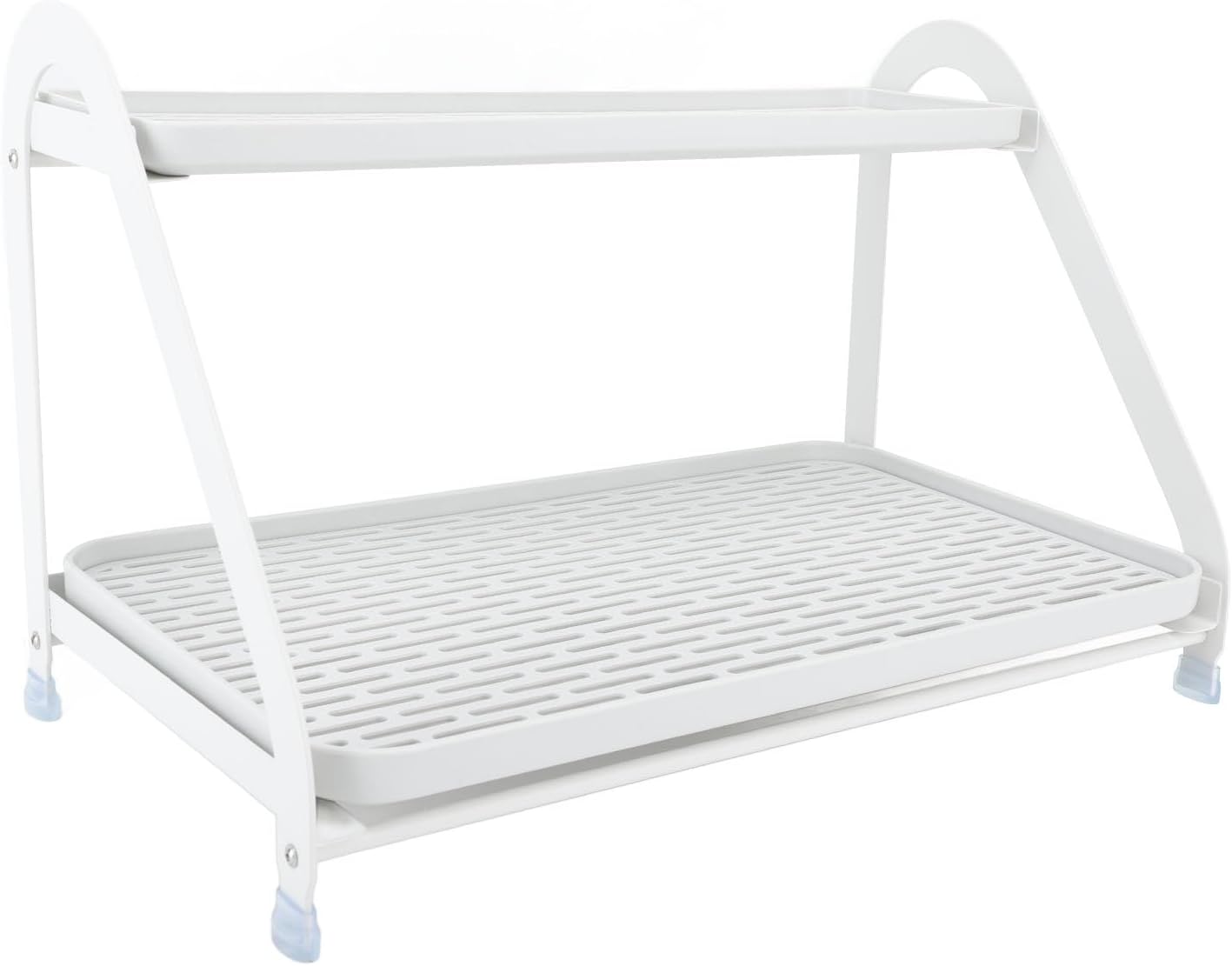 Cup Drying Rack, Bottle Drying Stand Multifunctional Storage Organizer Shelf Mug Tea Cup Holder for Bottles, Fruits, Vegetables (Bevel)