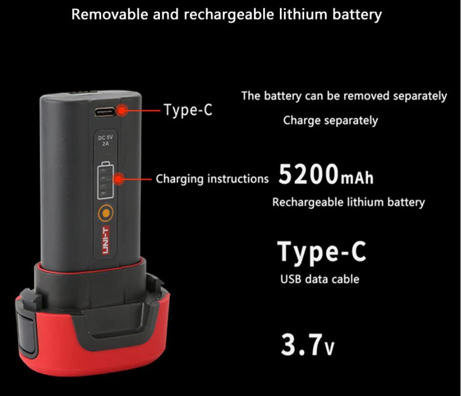 UNI-T Uni-Trend IR Camera UTi720E Infrared Thermal Imager High Resolution Handheld Thermal Imager PCB Circuit Floor Heating Detection,IR Resolution: 256x192 Frequency Frame: 25Hz(UTi720E)