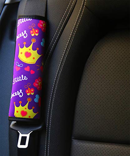 Image of YR Seat Belt Cover for Kids, Soft Comfort Seat Belt Cushion for Children, Cute Cartoon Pattern Car Seat Belt Pads Cover for Girls and Boys, 1 Pack, Princess