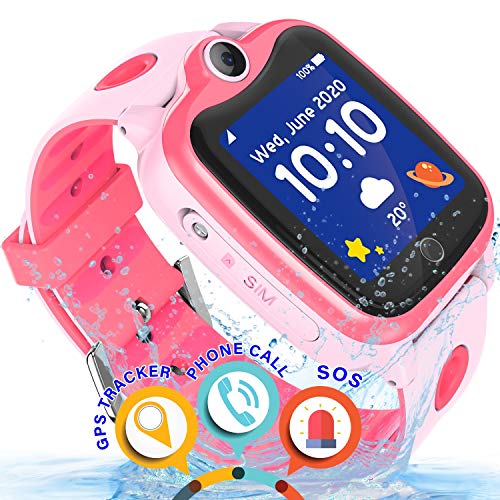 Waterproof Kids Smart Watch - Kids GPS Tracker Watch for Boys Girls Smartwatch