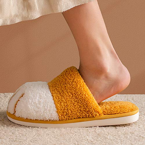 Unisex Shoes, Cute Cartoon Cat Paw Design Plush Slippers, Casual Soft Comfortable Women Home Slippers, Warm Fur for Indoor & Outdoor Couples Use for Fall & Winter, Trending Shoes, Footwear Plus Size3
