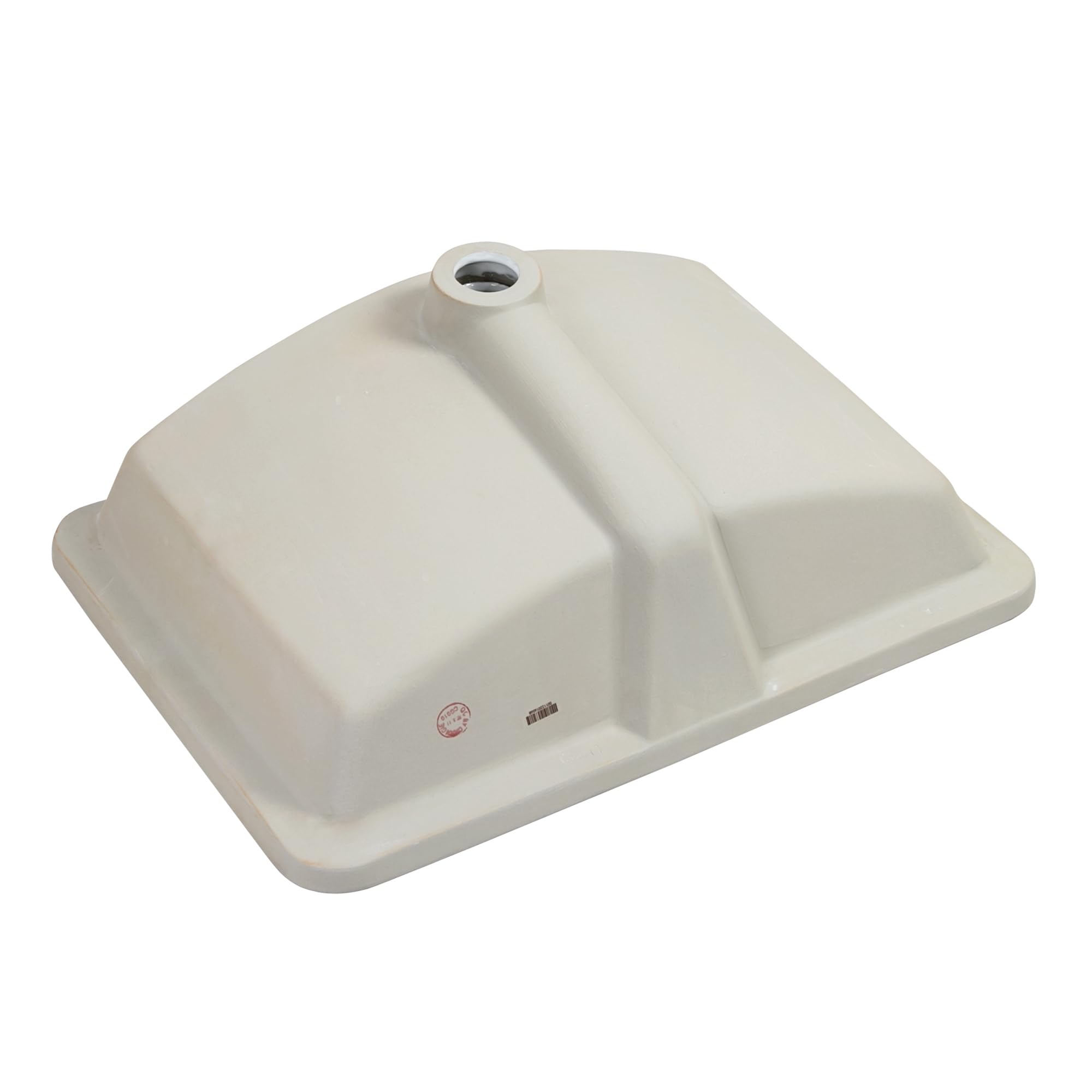 Ruvati 23 x 14 inch Undermount Bathroom Vanity Sink White