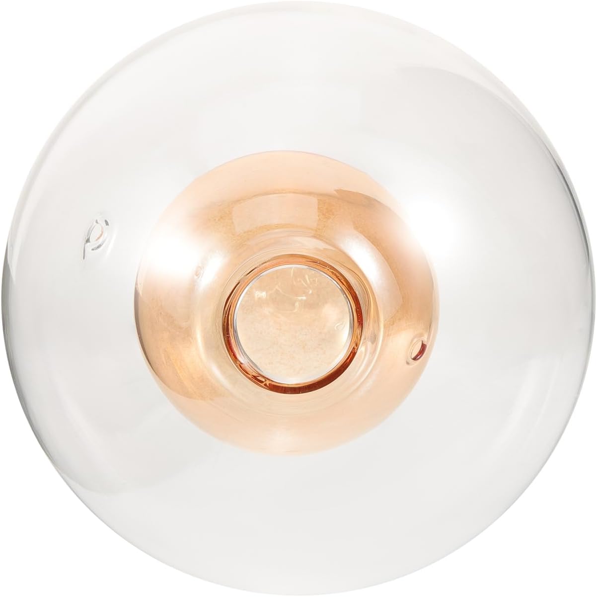 UKCOCO Molecular Lamp Cover 4.7 Inch G9 Glass Light Shade Frosted Ball in Ball Design for Pendant Ceiling Lights Cozy Living Room Ambiance