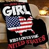 POLERO Ultraweiche Faultier-Fleecedecke 'Just A Girl Who Loves Faultier' – Kuschelig & Warm Für Sofa & Bett (129,5 X 150 Cm)