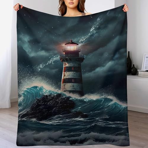 Couverture de canapé phare impression 3D pour vos soirées cocooning - 2