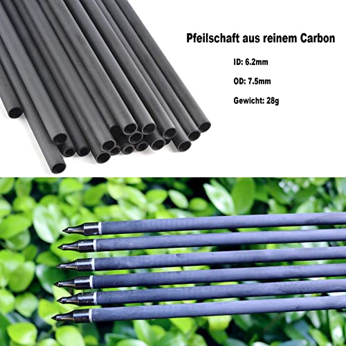 Carbonpfeile DD&Qarchery Tongtu für traditionelles Bogenschießen