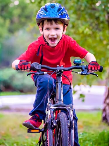 Image of Boao 3 Pairs Kids Half Finger Bike Gloves