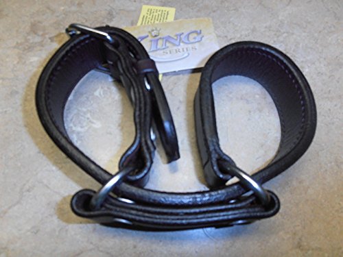 Tough-1 Adjustable Miniature Pony Horse Flat Dark Oil Leather Buckle Hobbles