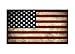 Rustic American Flag Decal - High Quality Vinyl Graphic Bumper Sticker perfect for your car, truck, suv, rv, motorcycle, scooter, van, semi or whatever it is you drive.