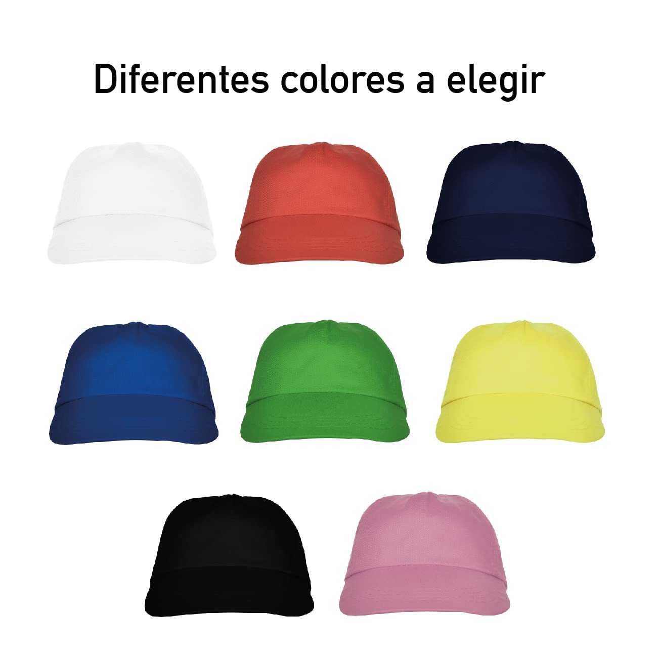Gorra de béisbol Personalizada con Nombre Bordado para Niños y Adultos