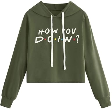Felpa da Donna Autunno per con Cappuccio Felpata Il Mode di Marca Tempo  Libero Breve Felpa con Cappuccio Fashion Girl Pulli Elegante Manica Lunga  Top Stampa : Amazon.it: Abbigliamento