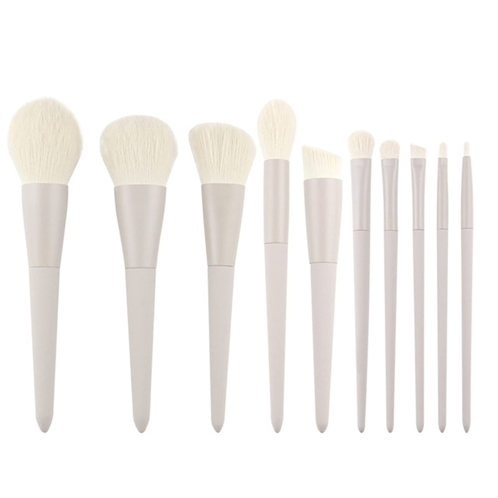 Juego de Brochas de Maquillaje Set de 10 brochas maquillaje belleza profesional para Viajes