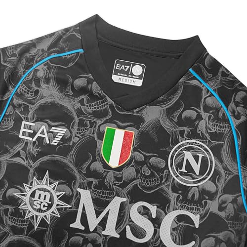 SSC NAPOLI Halloween Jersey T-Shirt, Black, M - Image 4
