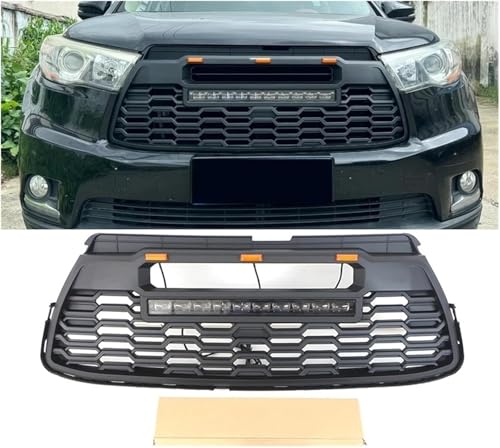 Calandre de course supérieure avec éclairage LED intégré pour Toyota Highlander - 4