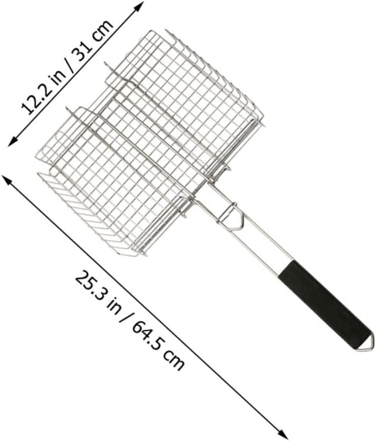 Grill Accessories Bbq Grill Rack Folding Barbecue Rack Sturdy Barbecue Utensil for Camping Cooking Utensils