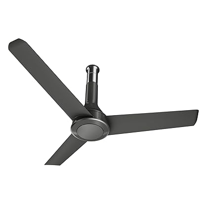Havells Crista BLDC 1200mm Premium Ceiling Fan with 100% Pure Copper|5 Star|Watt: 40|Air Flow: 255 cmm|Speed: 300 RPM|55 dB|(Slate)
