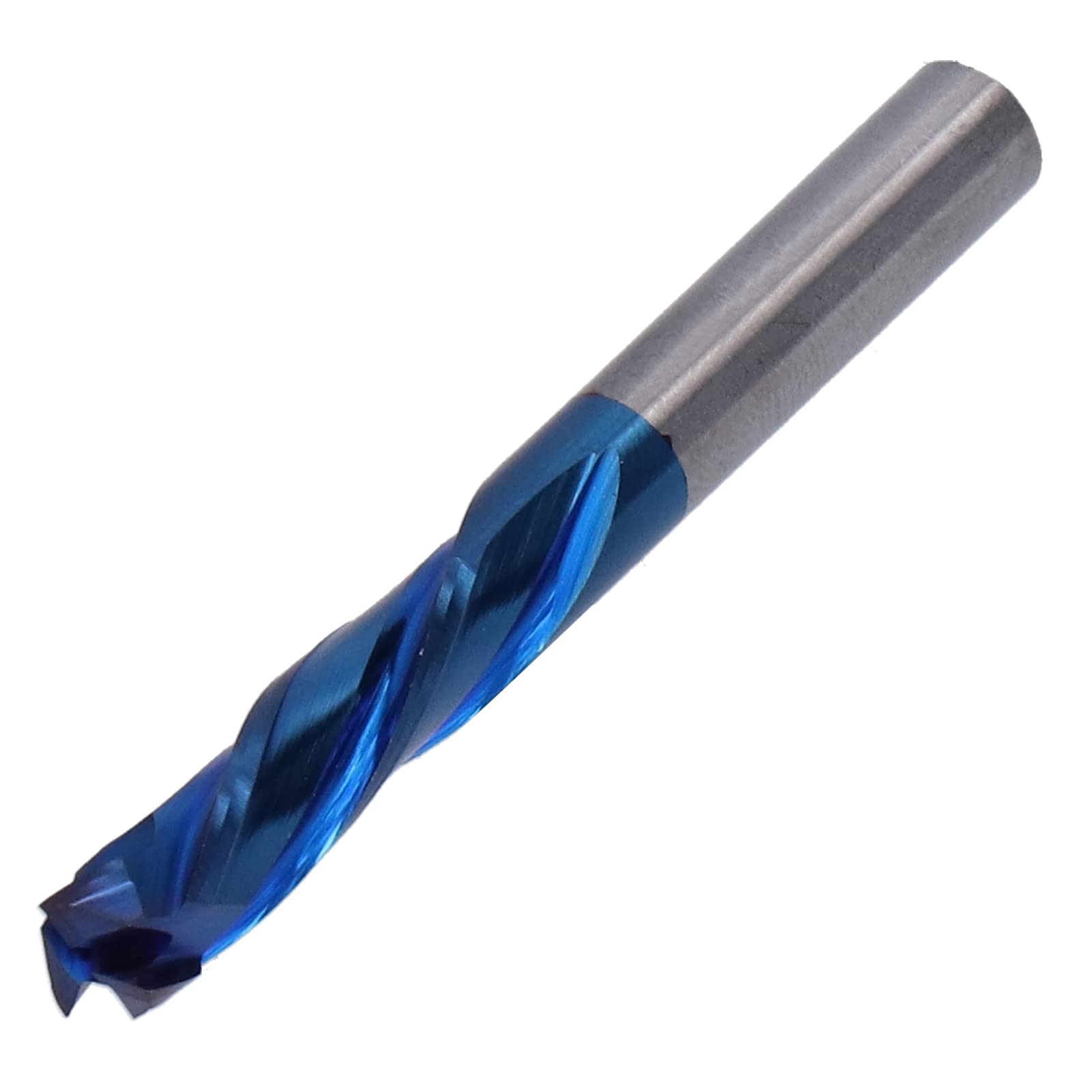 Fresa CNC, broca enrutadora en espiral, herramienta de corte y grabado de acero de tungsteno de 3 flautas (8 * 8 * 35 * 85)