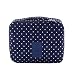CalorMixs Travel Cosmetic Bag Printed Multifunction Portable Toiletry Bag Cosmetic Makeup Pouch Case Organizer for Travel (Blue Star)