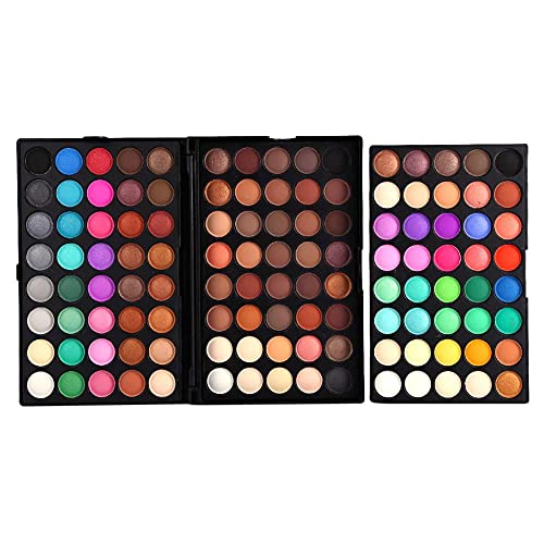 Sombra de ojos en polvo de 120 colores, paleta de sombra de ojos mate profesional, maquillaje de ojos, conjunto de cosméticos, resistente al agua de larga duración