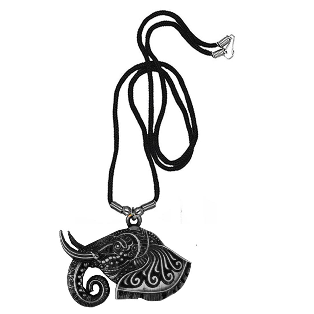 AFH Epitone of Power, Wisdom, Strength Elephant Head Grey Cord Chain Pendant for Men and Women (B0BQGKCCL5) Amazon Price History, Amazon Price Tracker