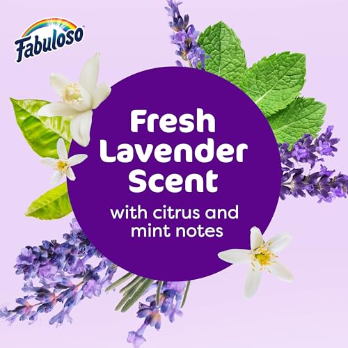 Image of Fabuloso 2X Multi-Purpose Cleaner, No Rinse Floor Cleaner, Long-Lasting Freshness, Light Lavender Scent, 56 fl oz
