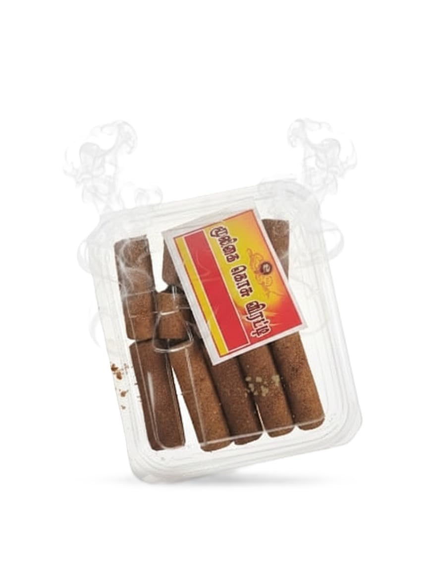 Herbal Sambrani Sticks | Natural Mosquito Repellent Dhoop Sticks | Long Lasting Smoke Sambrani Cones/Sticks for Home, Pooja & Daily Use (Pack of 3) Each 20 pics-image-11