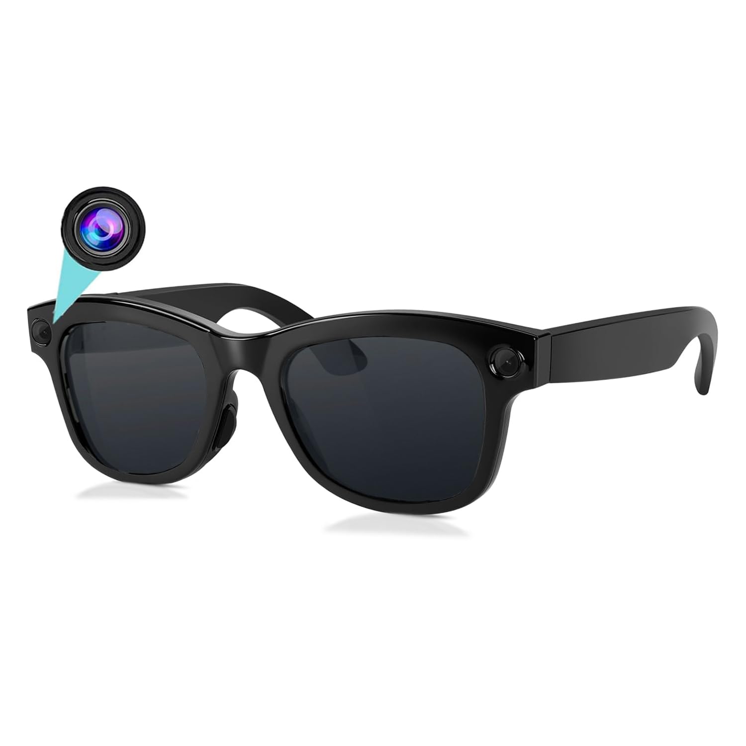 Smart Glasses with Camera 1080P HD Video Glasses UV Protection Sunglasses with AI Real-Time Translation Bluetooth Audio Recording