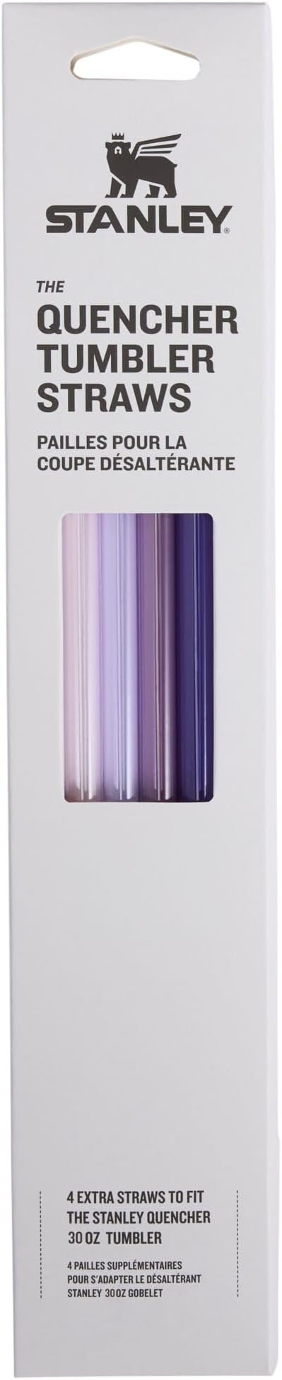 Quencher Tumbler Straws | Reusable Replacement Straws for Tumbler with Handle | Stainless Steel Drinking Cup Accessory | BPA-Free