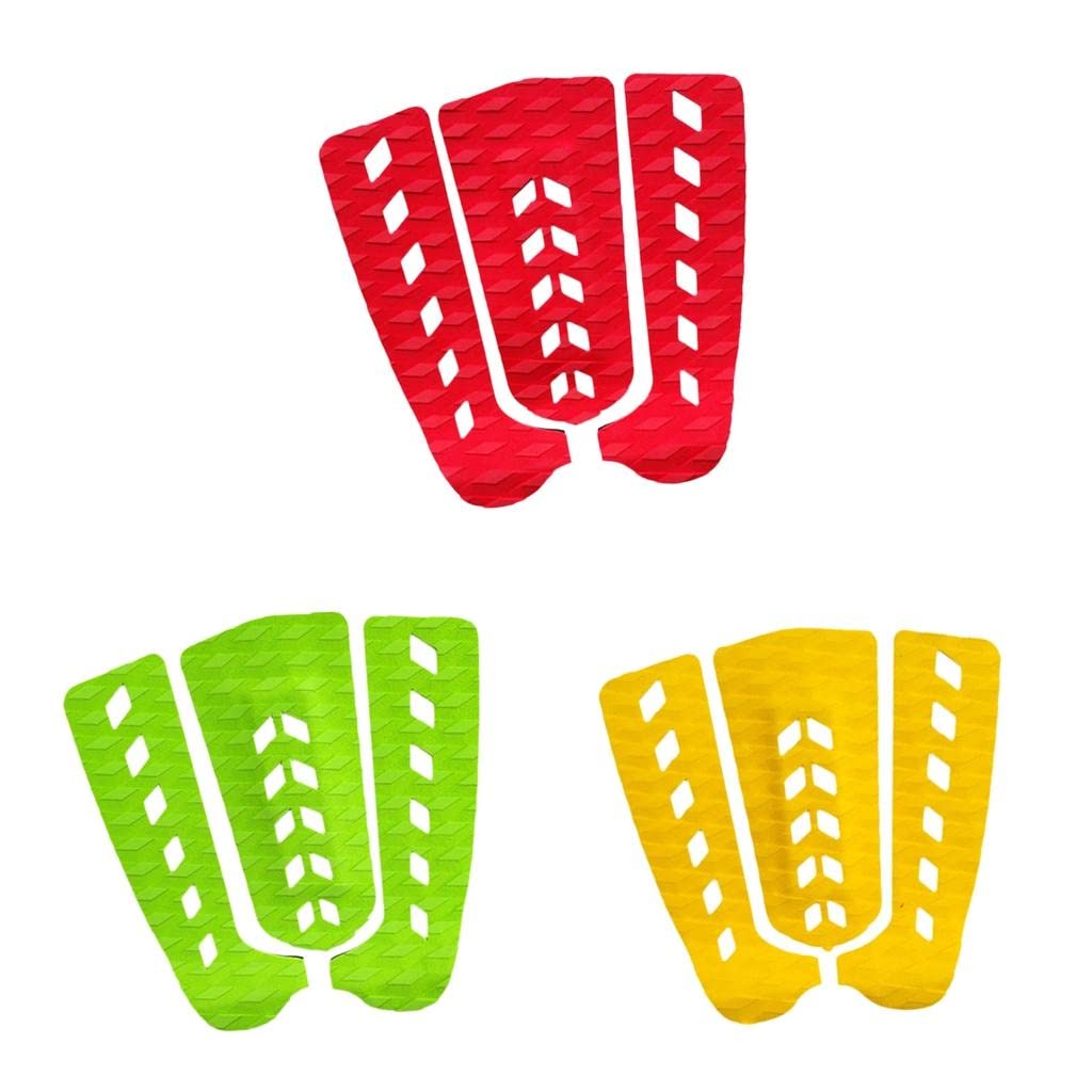 Oshhni Conjunto de 3 Almohadillas Antideslizantes para Tablas de Surf