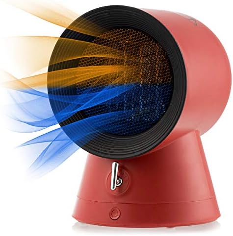 Amazon.com: COSTWAY 2 in 1 Mini Electric Space Heater Cooling Fan, 3 Modes  1500W Small Portable Ceramic Heater, 2 Seconds Heating, Overheat and  Tip-Over Protections, Desktop Design For Indoor Home and Office