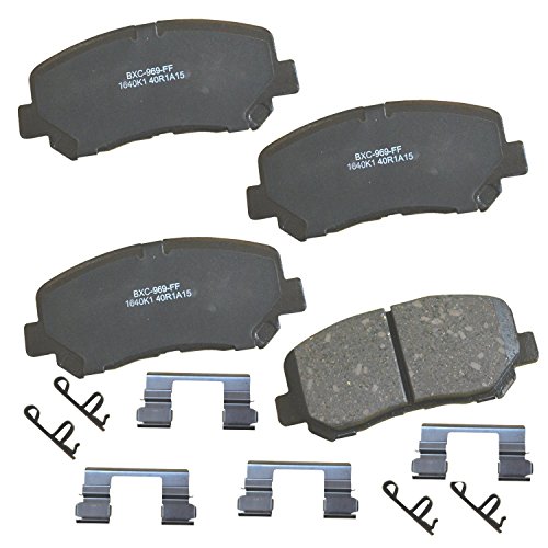 Image of Bendix Premium SBC1640K1 Ceramic Front Brake Pads for Chrysler 200 2015, Dodge Dart 2016-2013