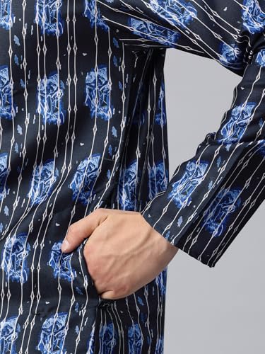 Image of Luxrio Kurta Set for Men Cotton Blend Kurta with Pyjama Set Ethnic Set